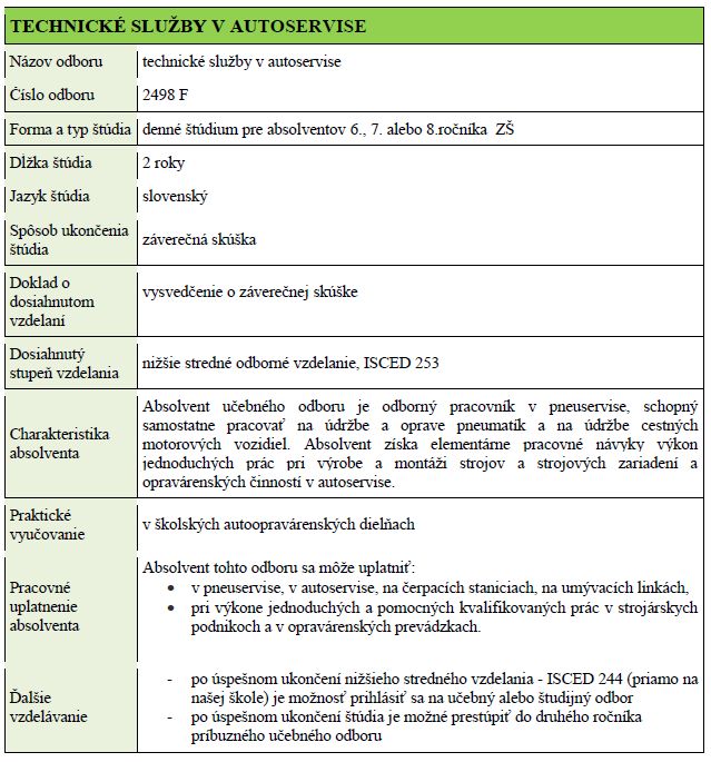 technické služby